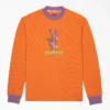 Brain Dead Embroidered Waffle Knit Sweater