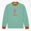 Brain Dead Embroidered Waffle Knit Sweater