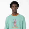 Brain Dead Embroidered Waffle Knit Sweater