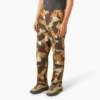 Camo Print Duck Cargo Pants