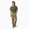 Camo Print Duck Cargo Pants