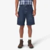 Denim Utility Shorts, 11″
