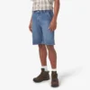Denim Utility Shorts, 11″