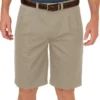 Dickies Khaki 10″ Relaxed Fit Pleated Front Short