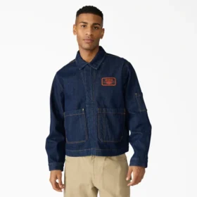 Dickies X Harley-Davidson® Boxy Fit Embroidered Denim Jacket