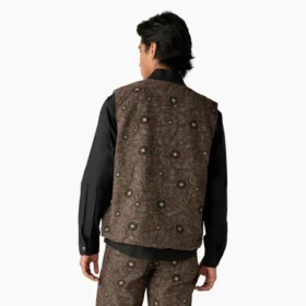 Ellis Floral Print Reversible Vest