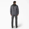 Flannel Hooded Shirt Jacket
