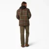 Flannel Hooded Shirt Jacket