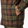 Flannel Hooded Shirt Jacket