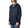 Fleece Lined Nylon Hooded Jacket