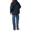 Fleece Lined Nylon Hooded Jacket