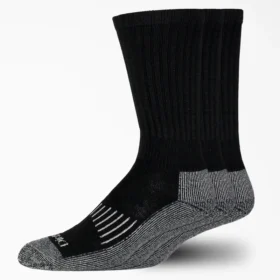 Heavyweight Crew Socks, Size 6-12, 3-Pack