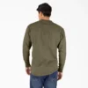 Heavyweight Heathered Long Sleeve Henley T-Shirt