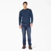 Heavyweight Heathered Long Sleeve Henley T-Shirt