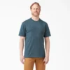 Heavyweight Heathered Short Sleeve Pocket T-Shirt