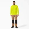 Heavyweight Neon Long Sleeve Pocket T-Shirt