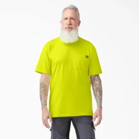 Heavyweight Neon Short Sleeve Pocket T-Shirt