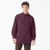 Long Sleeve Flannel-Lined Duck Shirt