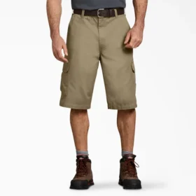 Loose Fit Cargo Shorts, 13″