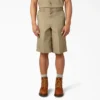 Loose Fit Flat Front Work Shorts, 13″