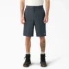 Loose Fit Flat Front Work Shorts, 13″