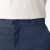 Loose Fit Flat Front Work Shorts, 13″