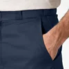 Loose Fit Flat Front Work Shorts, 13″