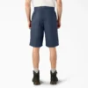 Loose Fit Flat Front Work Shorts, 13″