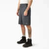 Loose Fit Flat Front Work Shorts, 13″