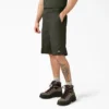 Loose Fit Flat Front Work Shorts, 13″