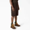 Loose Fit Flat Front Work Shorts, 13″