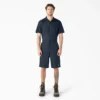 Loose Fit Flat Front Work Shorts, 13″