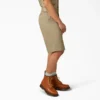 Loose Fit Flat Front Work Shorts, 13″