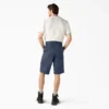 Loose Fit Flat Front Work Shorts, 13″