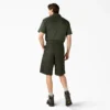 Loose Fit Flat Front Work Shorts, 13″