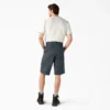 Loose Fit Flat Front Work Shorts, 13″