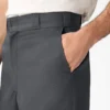 Loose Fit Flat Front Work Shorts, 13″