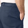 Loose Fit Flat Front Work Shorts, 13″
