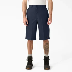 Loose Fit Multi-Use Pocket Work Shorts, 15″