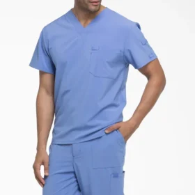 Men’s Eds Essentials Tuckable V-Neck Scrub Top