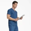 Men’s Eds Signature V-Neck Scrub Top