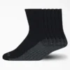 Moisture Control Mid-Crew Socks, Size 6-12, 6-Pack