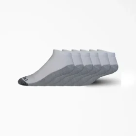 Moisture Control No Show Socks, Size 6-12, 6-Pack