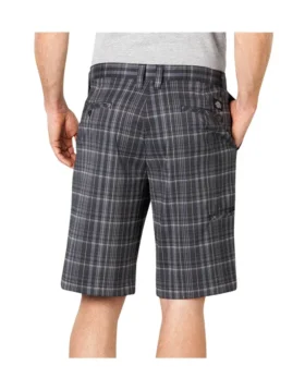 Performance Flex 11″ Relaxed Fit Flat Front Plaid Shorts
