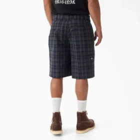 Plaid Work Shorts, 11″