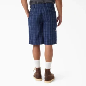 Plaid Work Shorts, 11″