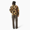 Relaxed Fit High Pile Fleece Camo Jacket