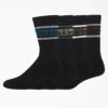 Rugby Stripe Socks, Size 6-12, 4-Pack