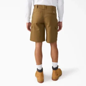 Tradebuilt Duck Canvas Cargo Shorts, 11″