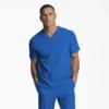 Unisex Eds Essentials V-Neck Scrub Top